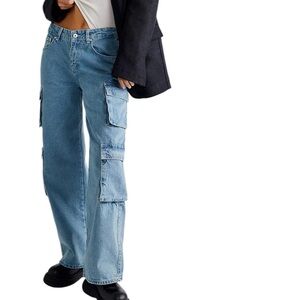 The Ragged Priest Wide-Leg Combat Jeans